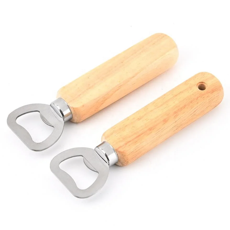 

Wood Handle Bartender Wooden Handle Beer Bottle Opener For Home Kitchen Bar Or Restaurant