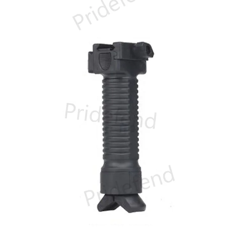 

Shooting Accessories Bipod Gun Grip Telescopic 20mm Rail Tactical Grip AR Rifle Bipod, Black
