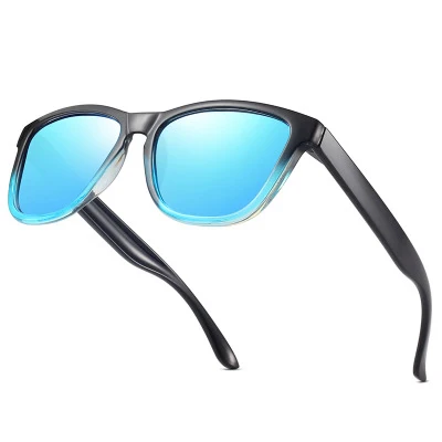 

W0717 Hot Sale Classic style Unisex Custom Print Polarized SunGlasses Plastic Classic Men Women Sun glasses, Multi