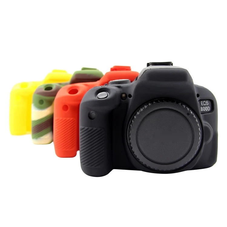 

Free Gift Stretchable Soft Silicone Protective Case Tenacious Camera Cases Protection for Canon EOS 800D