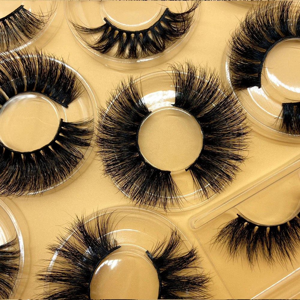 

Natural 25MM Mink 3D Eyelashes Wholesale Eyelash Custom Packaging Mink Eyelashes Wholesaler, Natural black