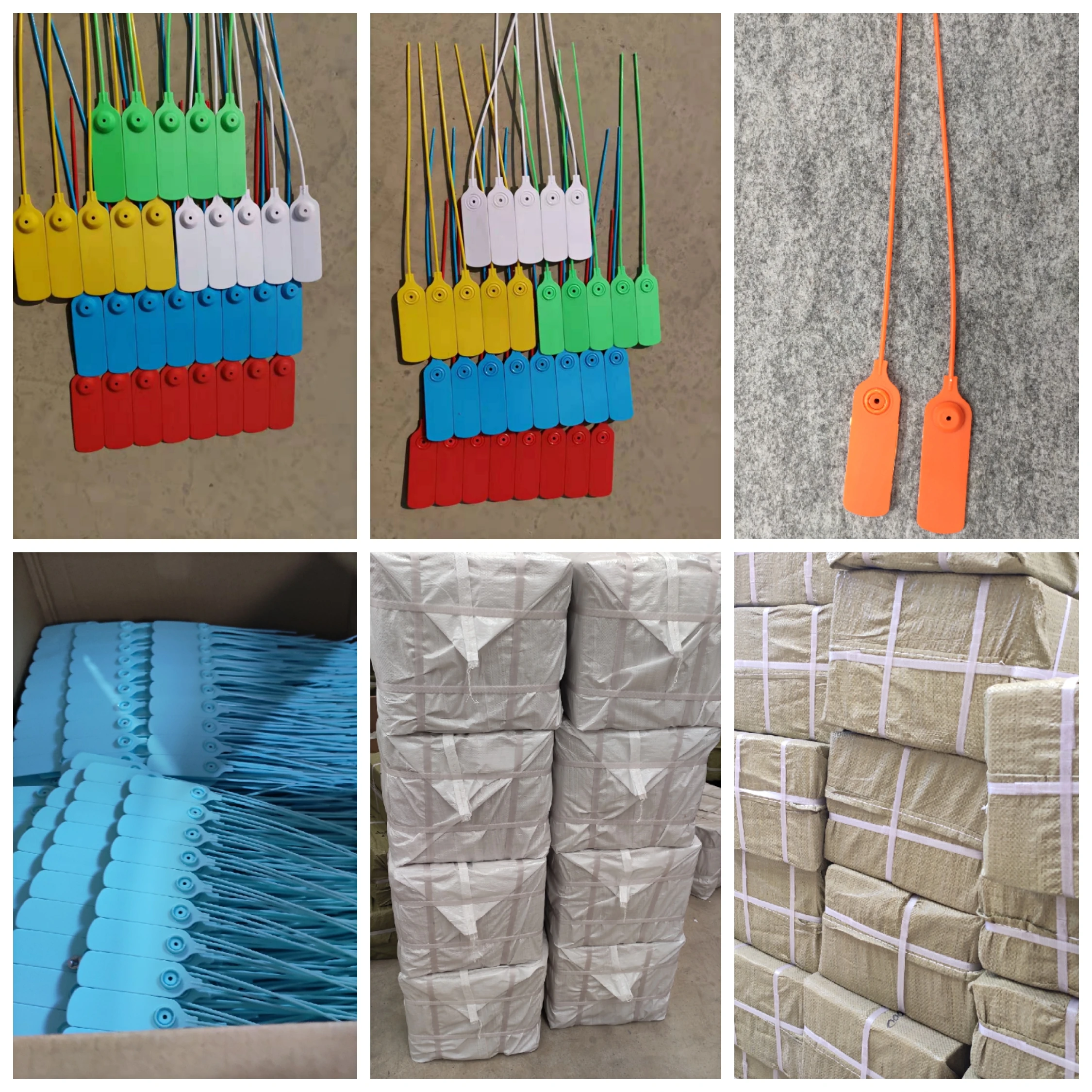 200mm length safety pull tight cargo packing container plastic security seal tag