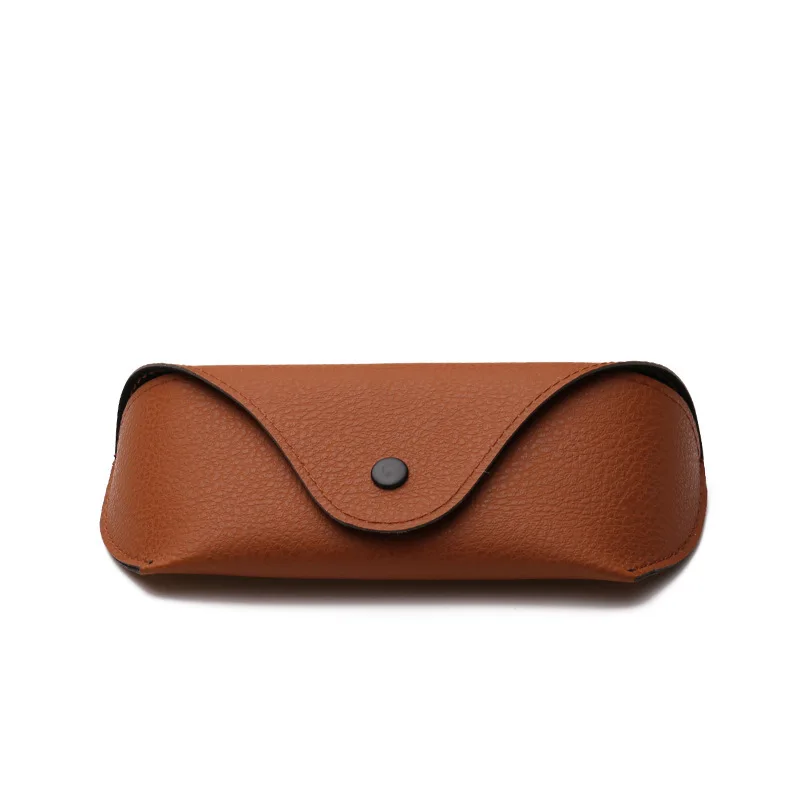 

Vintage Glasses Case Litchi Texture PU Leather Sun Glasses Box Wholesale (SK1115), As picture