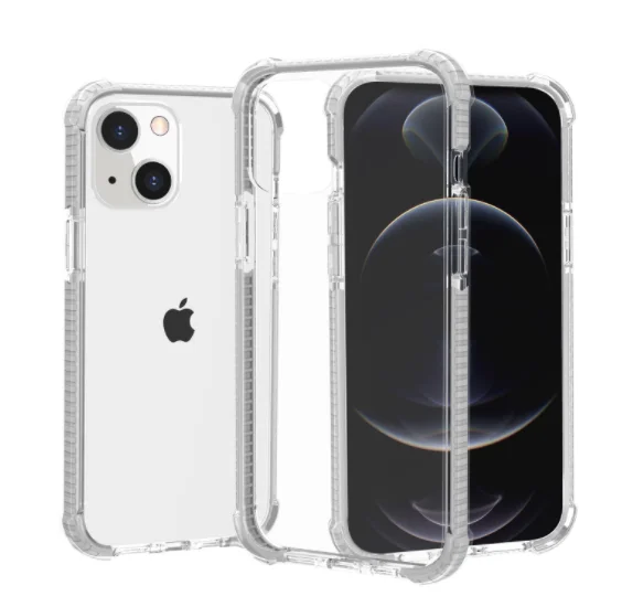 

Shockproof Transparent Silicone Clear Acrylic Case Phone Cover For iPhone 11 12 13