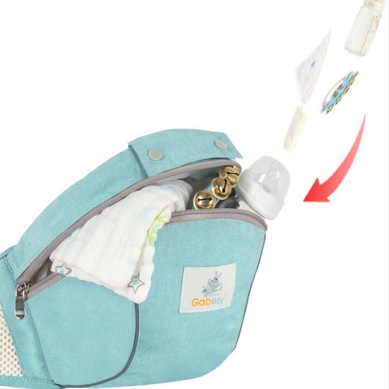 

Convertible Carrier with Adjustable Straps All-Position Baby Carrier for Newborn to Toddler, Grey/green/pink/demin blue/cyan blue