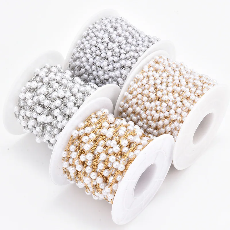 

Fashion 3-4mm ABS Bright Imitation Pearl for Handwork Necklace Bracelet Jewelry Accessories