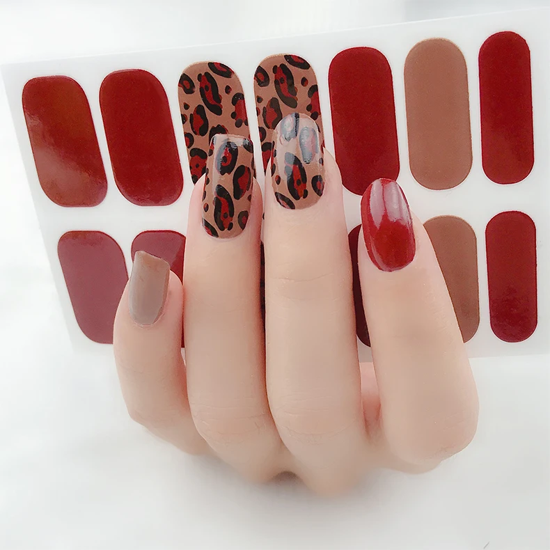 

Non-toxic popular special pattern nail stickers wholesale nail polish custom nail wraps for women, Customers' requirements