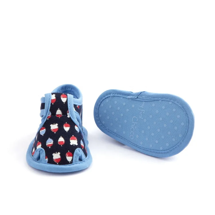 
0-18 Months Flat Blue Toddler Baby Sandals For Boy And Girl 
