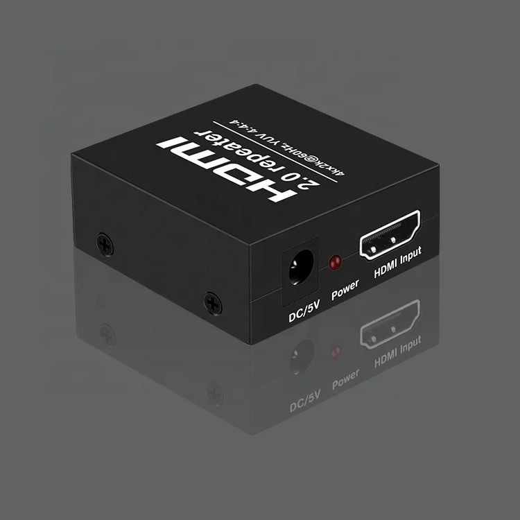 

HDMI2.0 Signal Booster 4Kx2K HDMI Repeater, Black