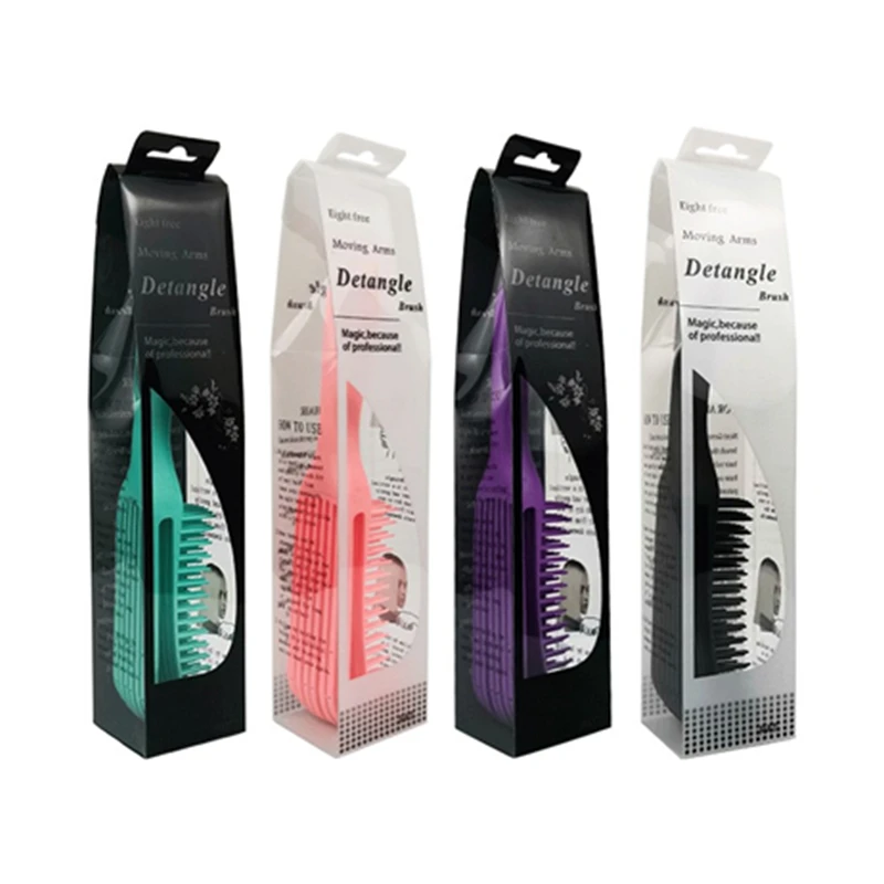 

Box Package Wholesale Scalp Massage Detangling Brush Custom Detangle Brush For Hair Detangler Hairbrush Private Label