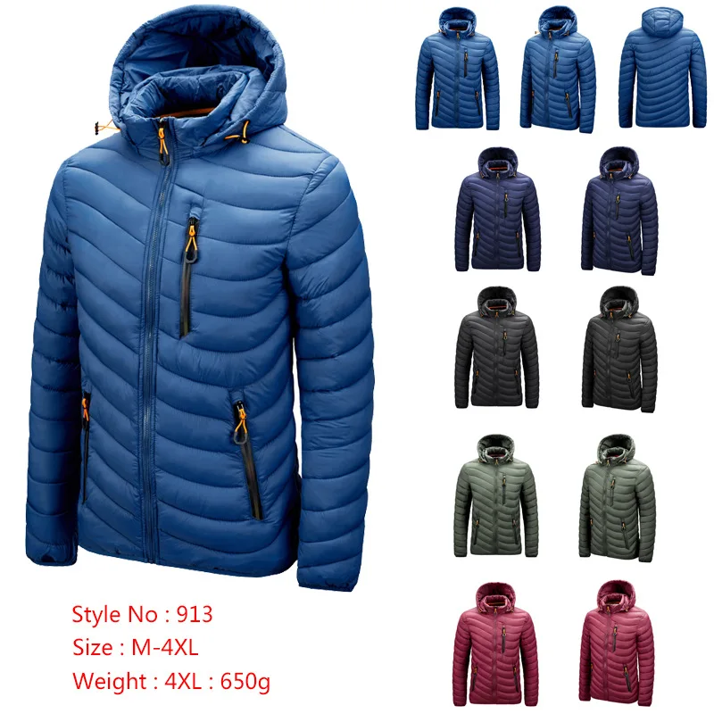 

New Design Zipper Closer Men's Jacket Light Men's Puffer Jackets Mens Custom Logo Down Jacket, As picture