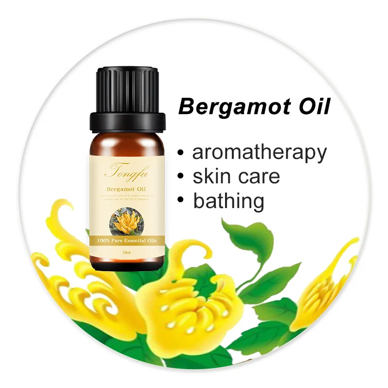 

Wholesale Organic Bergamot Oil For Hair Cold pressed Pure Bergamot Mint Essential Oil
