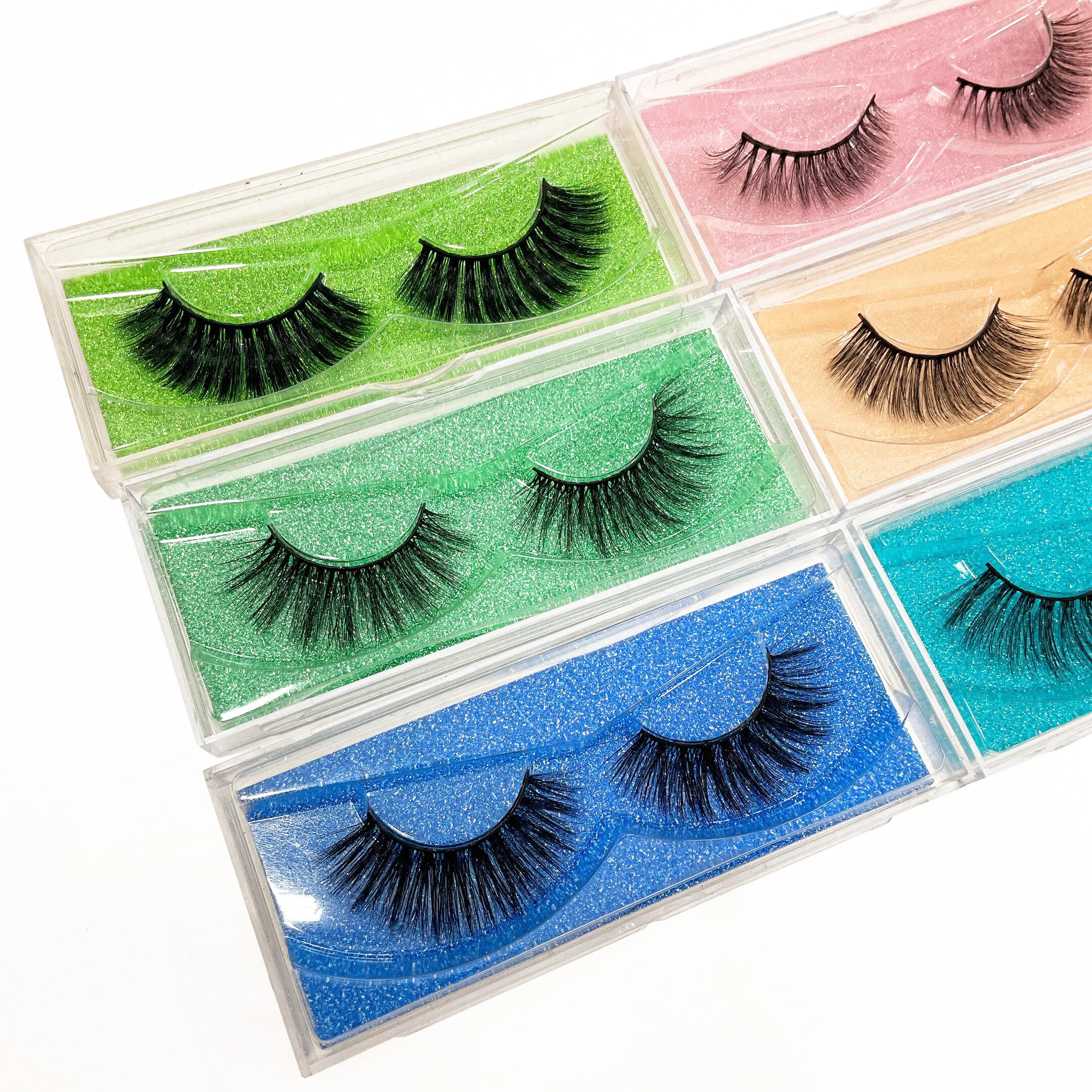 

3D real mink eyelash vendor 25mm eyelashes mink lashes wholesale 25 mm 3d mink eyelash bulk, Black