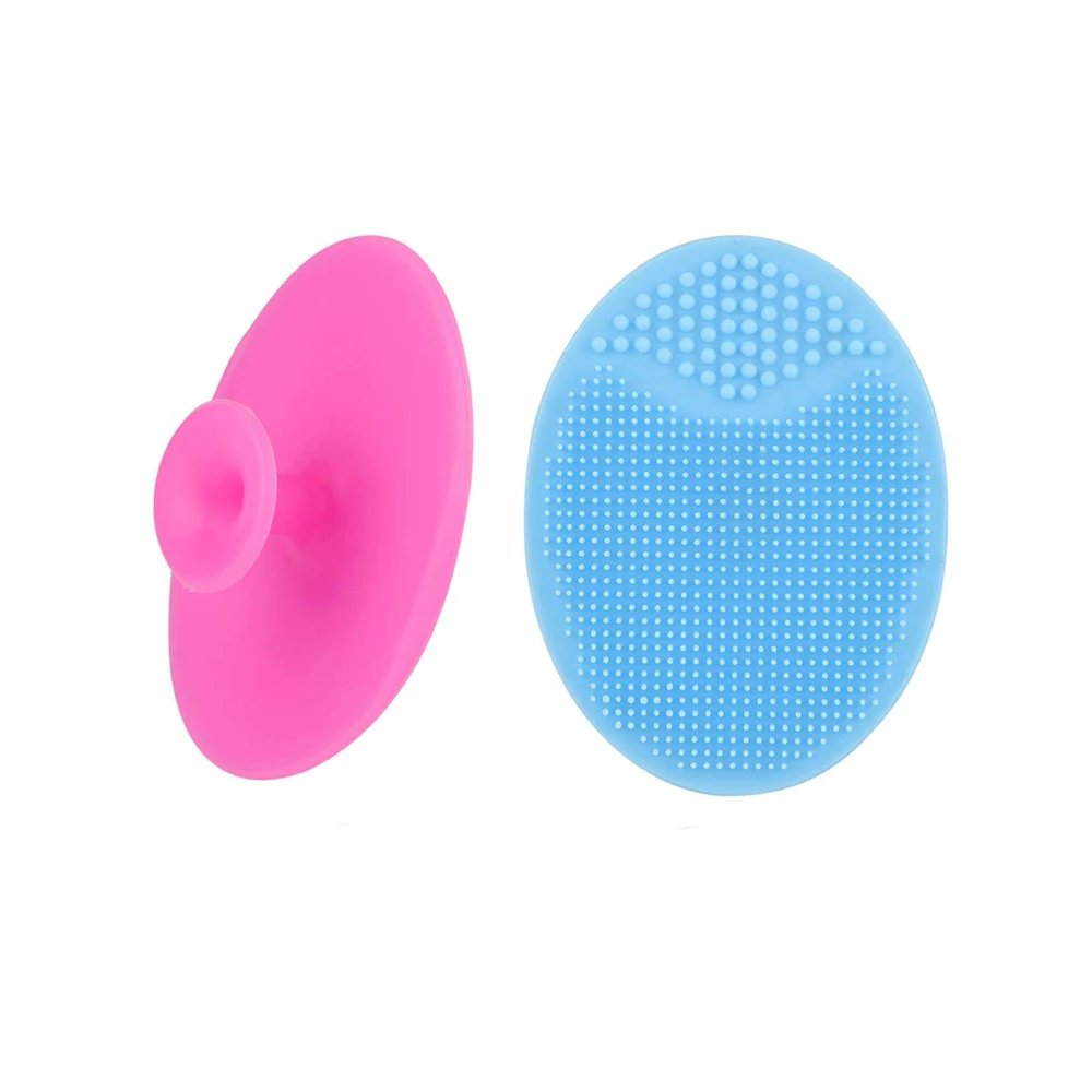 

Silicone Face Scrubbers Exfoliator Brush-Facial Cleansing Brush Blackhead Scrubber Exfoliating Brush-Facial Cleansing Pads