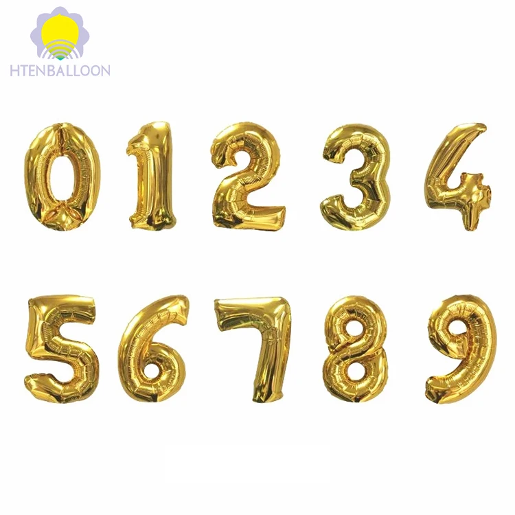 Foil Number Balloon