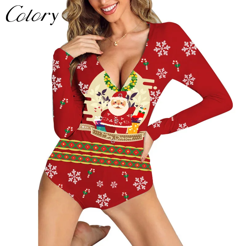 

Wholesale New Nightwear Christmas Onesie Woman Onesie Sexy Pajamas, Picture shows
