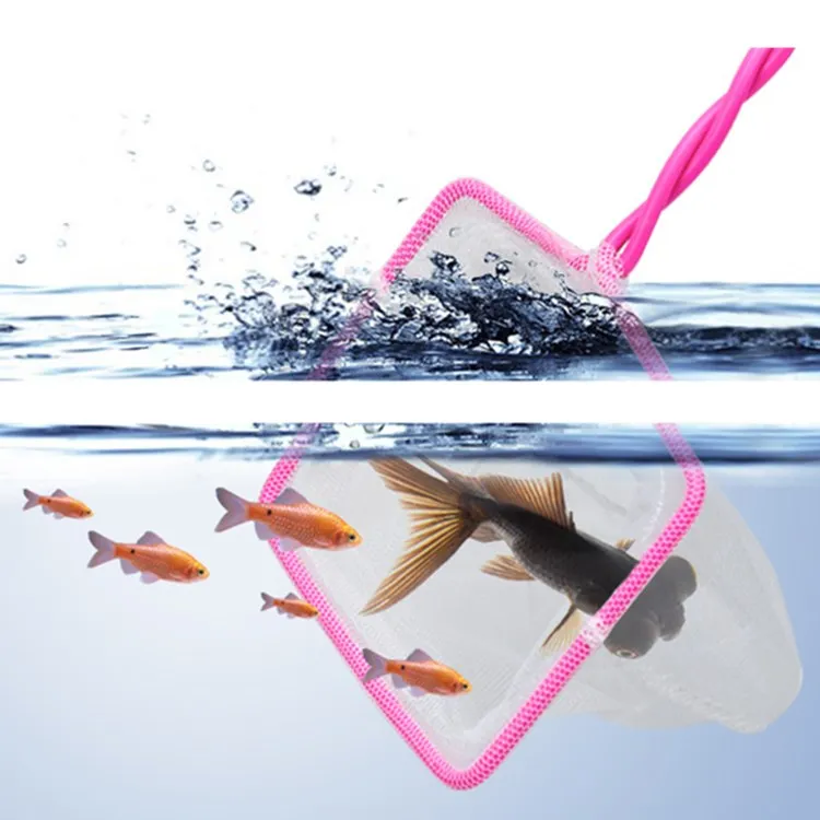 

Hot sale high quality nice price pink Aluminum Hand Net Fishing Tackle Fishing Nets