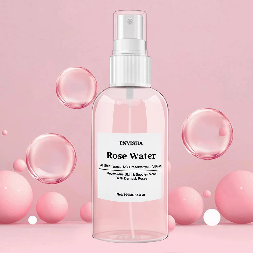 

OEM Hyaluronic Acid Organic Rose Flower Water Deep Moisturizing Petal Water Toner Moisturizing Natural Rose Water