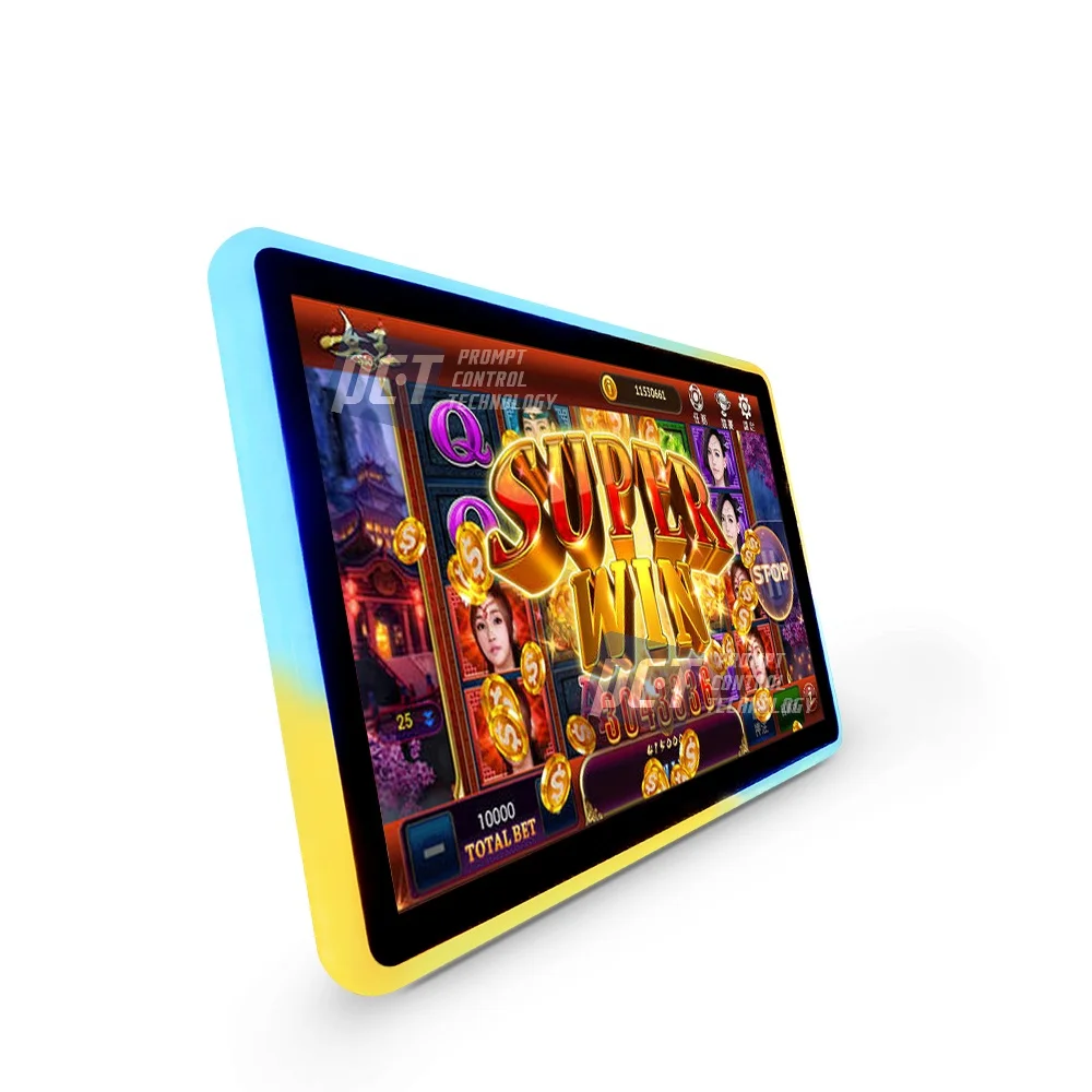 

PCT upgrade 23.8 inch Casino Gaming 20mm super slim black boarder PCAP Capacitive Touch monitor Open Frame gambling machine