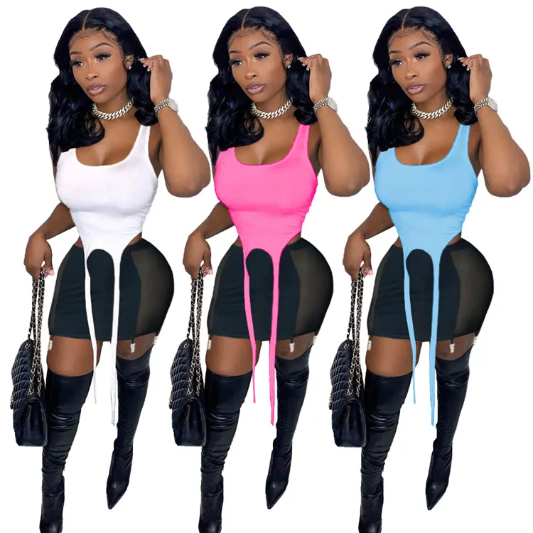 

Skirt 2 Piece Set Women's Club Wear Clothing Vest Straps Three-Dimensional Ornaments Mesh Stitching Two Piece Quality Short Sets, As picture