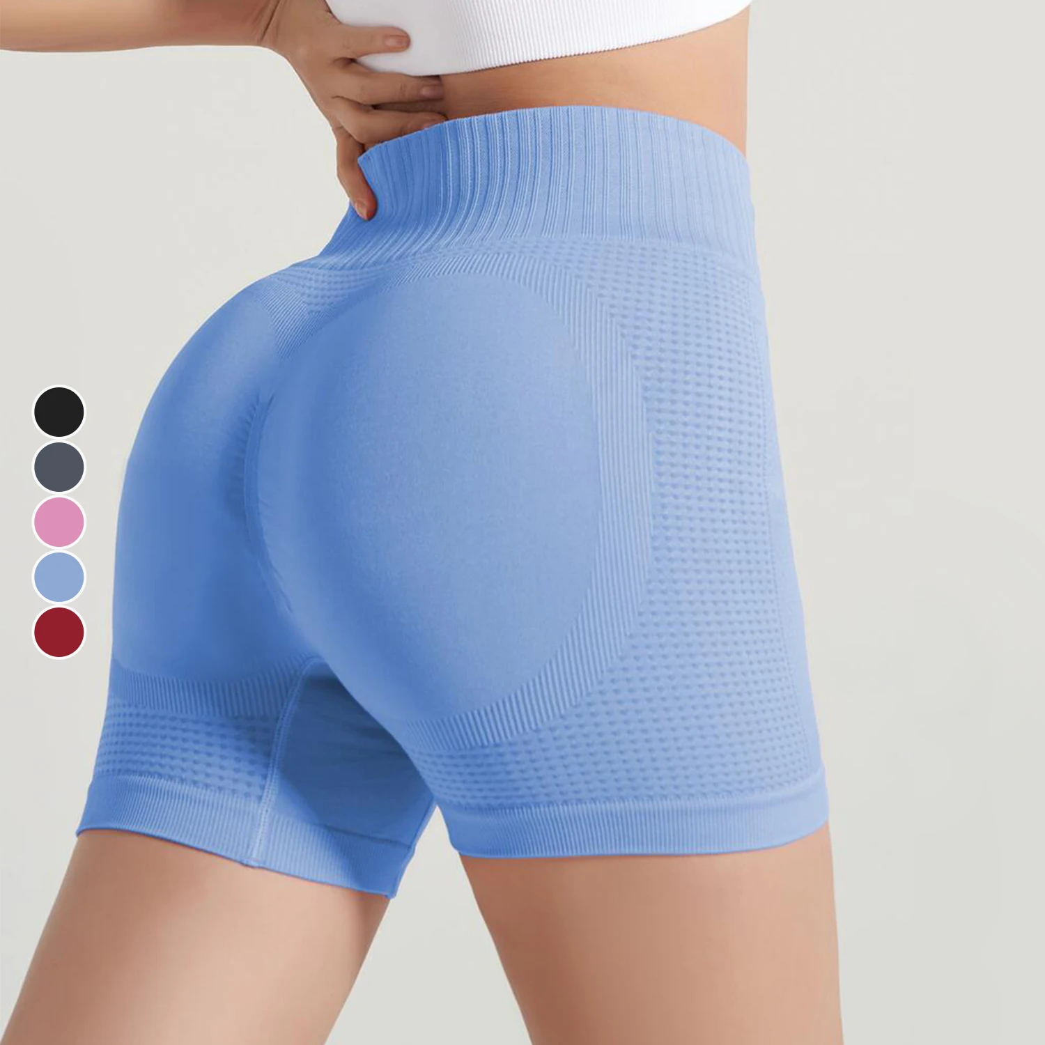 Breathable Slim Scrunch Butt Lifting Yoga Shorts