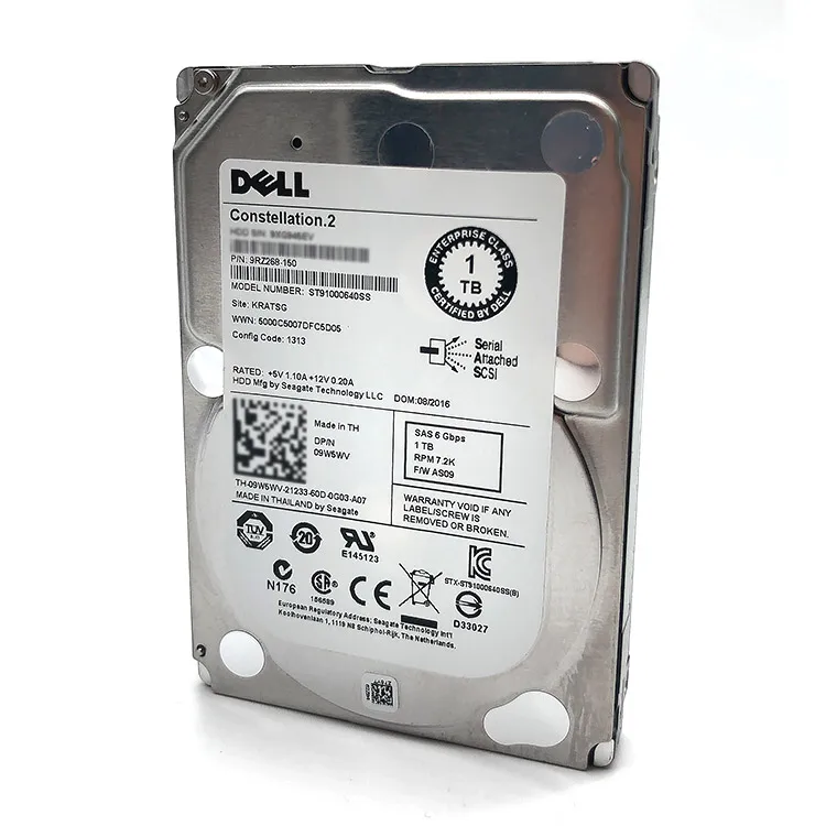 

For dell High performance 1TB SAS 2.5 7.2K Server hard disk