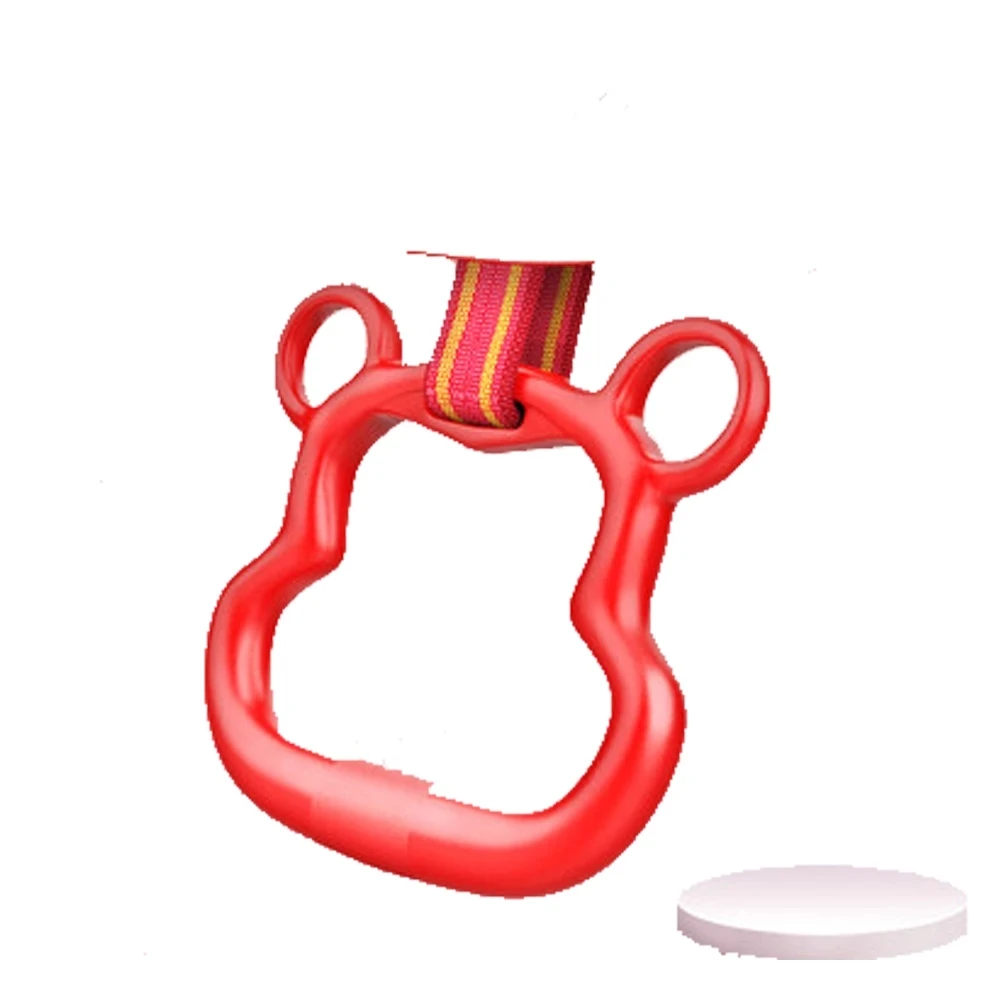 

Children's Gym Hanging Ring With Non Slip Adjustable Home Gym Equipment, Red