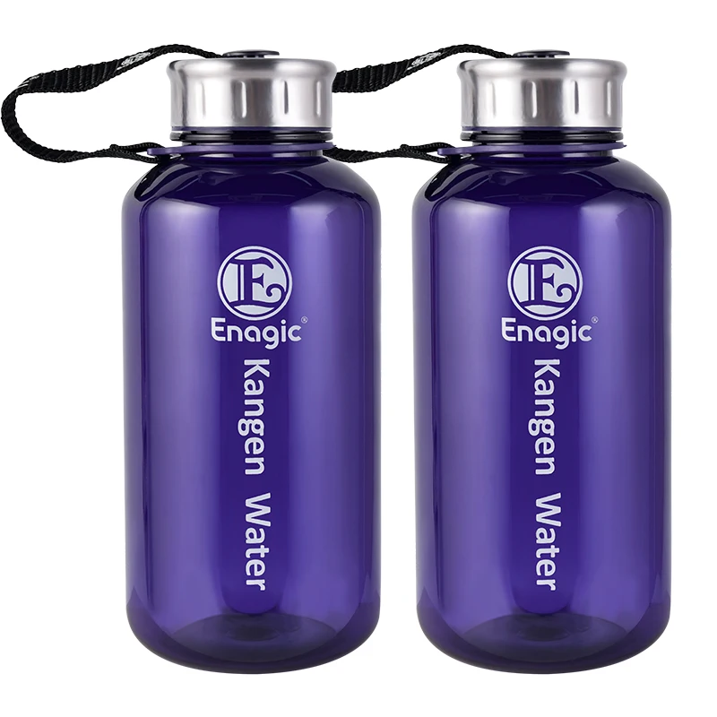 

BPA free cheap custom clear purple 1000ml alkaline kangen wide mouth plastic water bottle for drinking, Purple water bottle