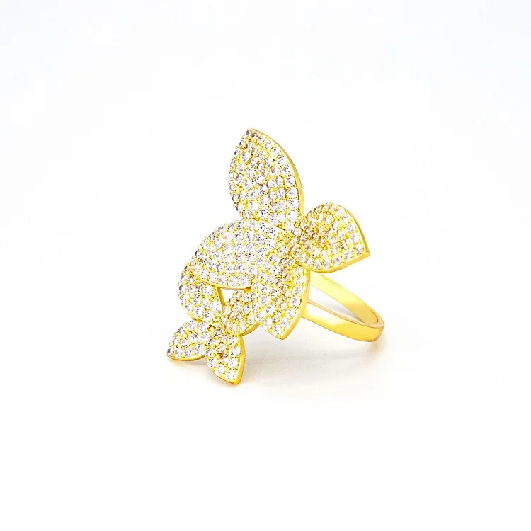 

2021 Korean version of high-quality zircon ladies ring for girlfriend exquisite gift