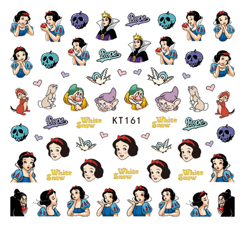

KT161-170 3D Kids Cartoon Nail Art Stickers Nail Wraps Decorations