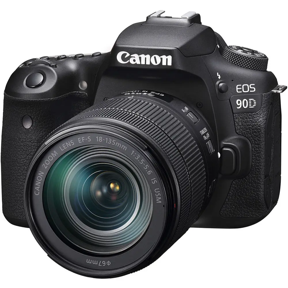 

CANON EOS 90D DSLR Camera Kit EF-S 18-135mm F3.5-5.6 IS USM Lens, Black