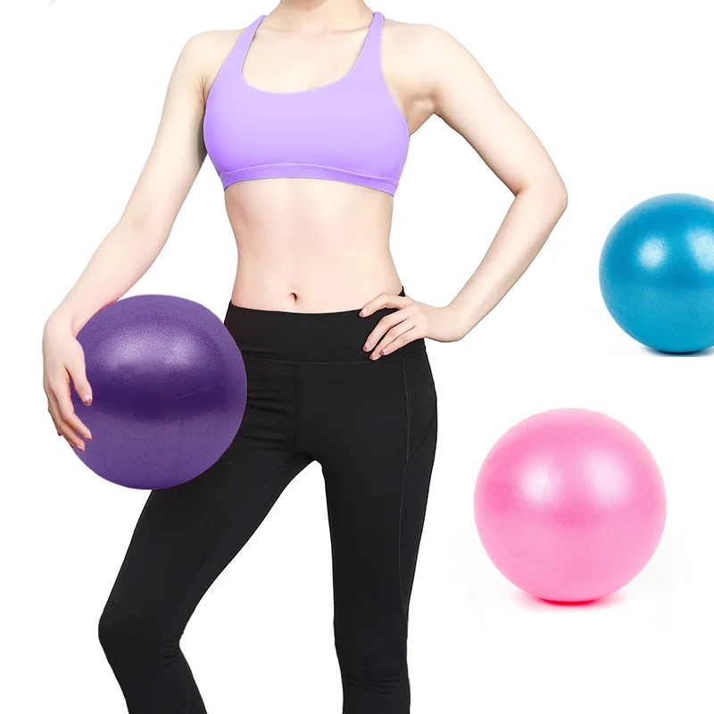 

Custom Size Small Black Anti Burst Pvc Gym Ball Balance Half Exercise Fitness Inflatable Frosted Yoga Ball, Pink