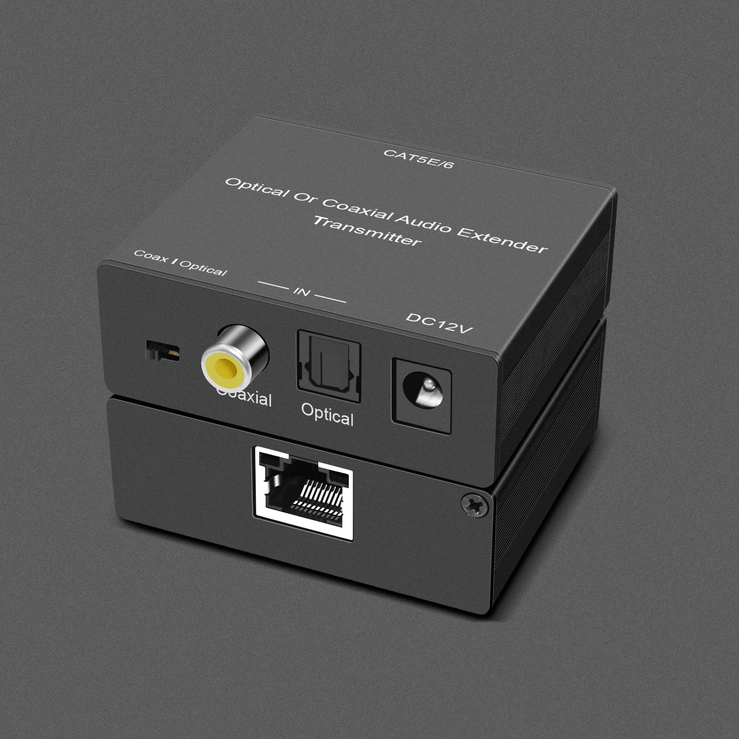Optical Or Coaxial Audio Extender Over Cat5e/6,Digital Spdif Audio