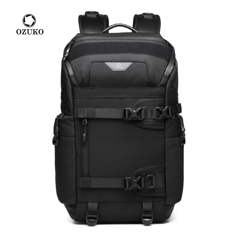 

OZUKO 9617 Designer Anti Theft Skateboard Storage Travel Bag Multifunctional Casual Hiking Backpack 15.6 Inch Laptop Backpack