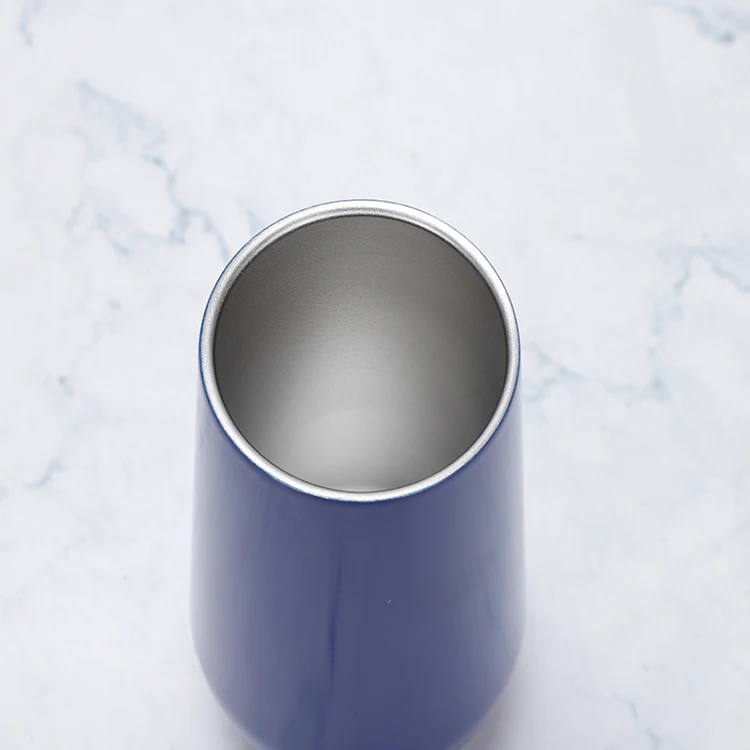 

Vacuum egg shell egg cup 304 stainless steel u shaped wine glass champagne glass thermo flask