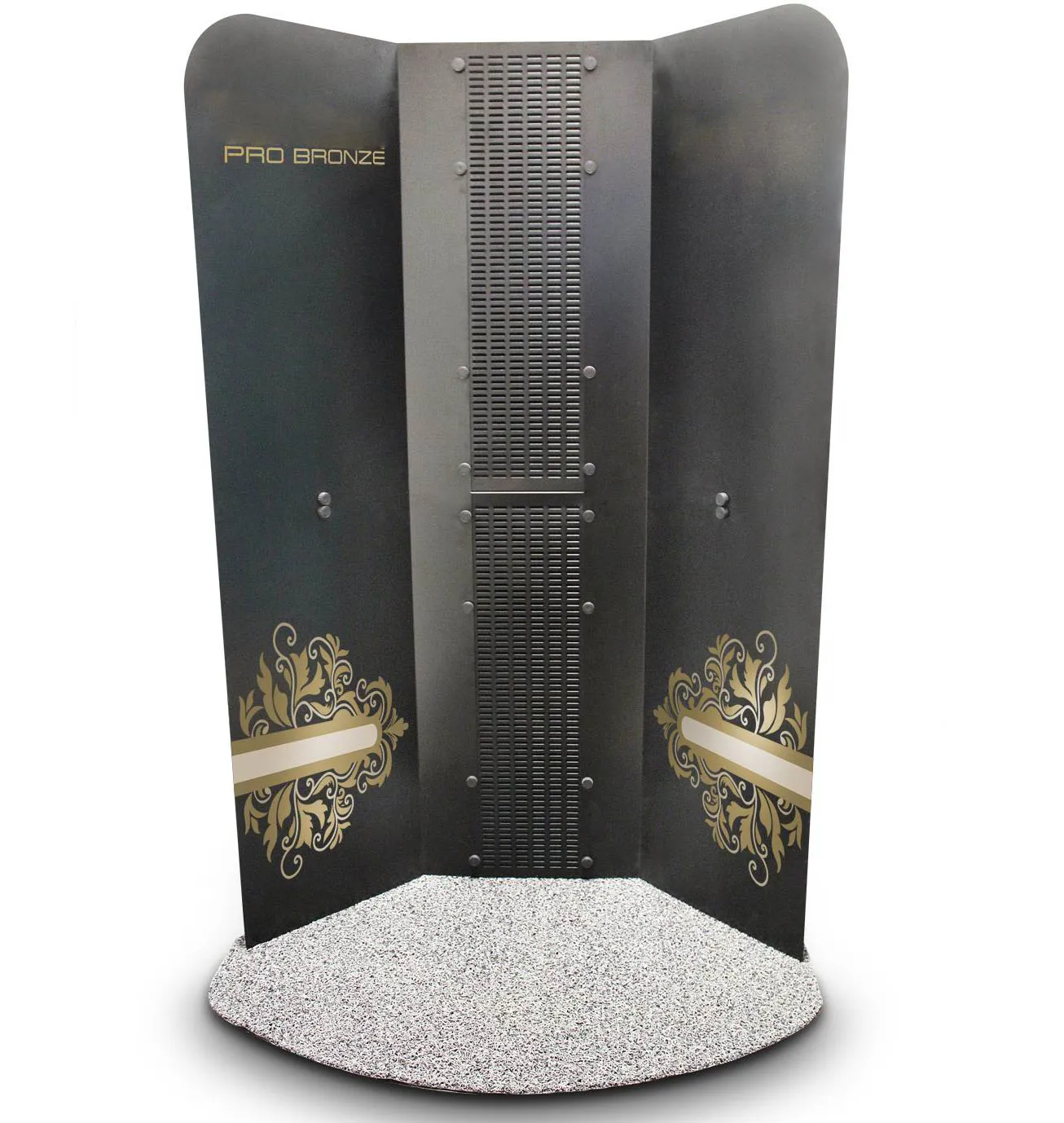 

Spray tan over-spray extraction booth with 4 fans, Black