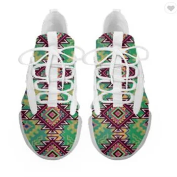 

Custom New Style Footwear Shoes For Men Casual Vintage Polynesian Tribal Pattern Men's Casual Walking Shoes Breathable Fashion
