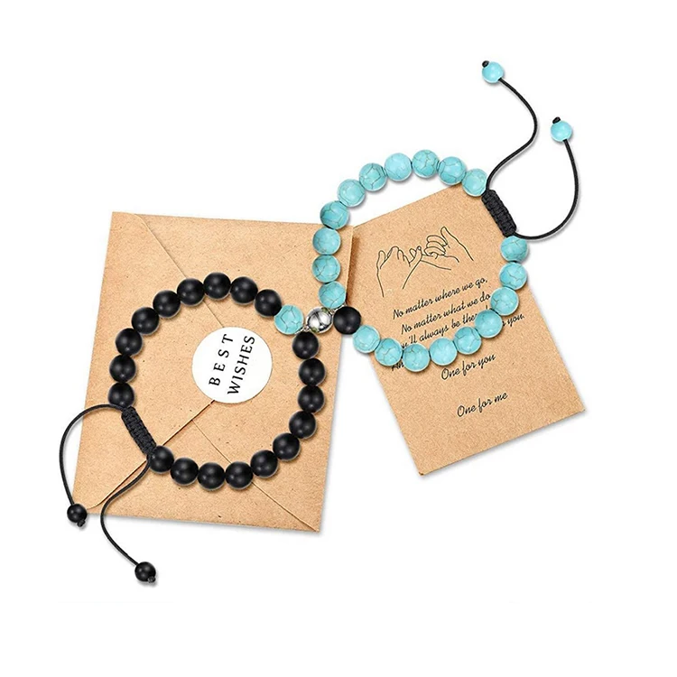 

Hot Selling Significant Relationship Bracelet Beatuiful Chakra Beaded Bracelet Beautiful Long Distance Bracelet For Anybody