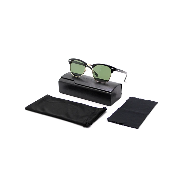 

Wholesale Classic Ray Band Men Half Rim Frames Cat3 UV400 Polarized Lens Sunglasses, Colorful or customizable