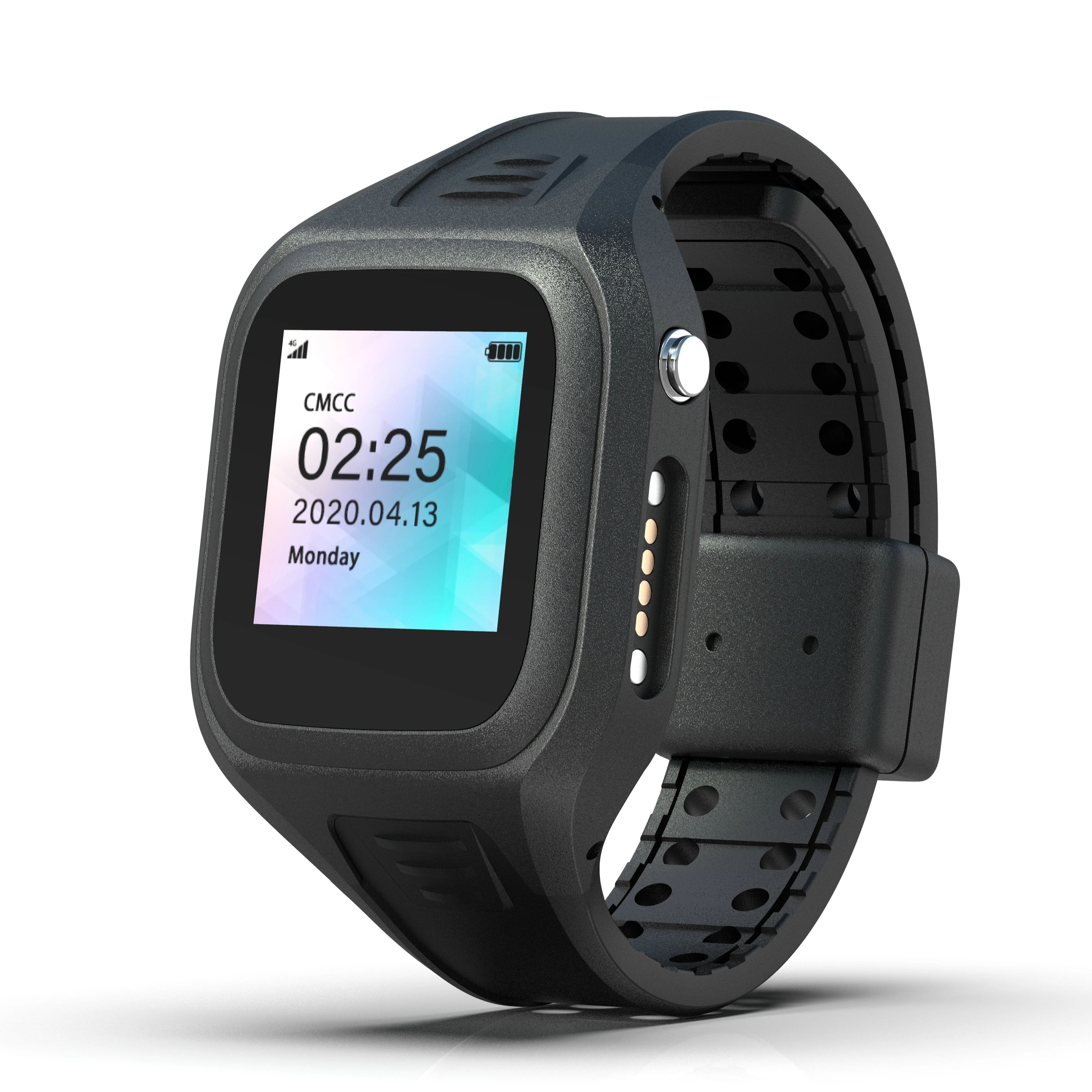 

body temperature detection and location watch with software