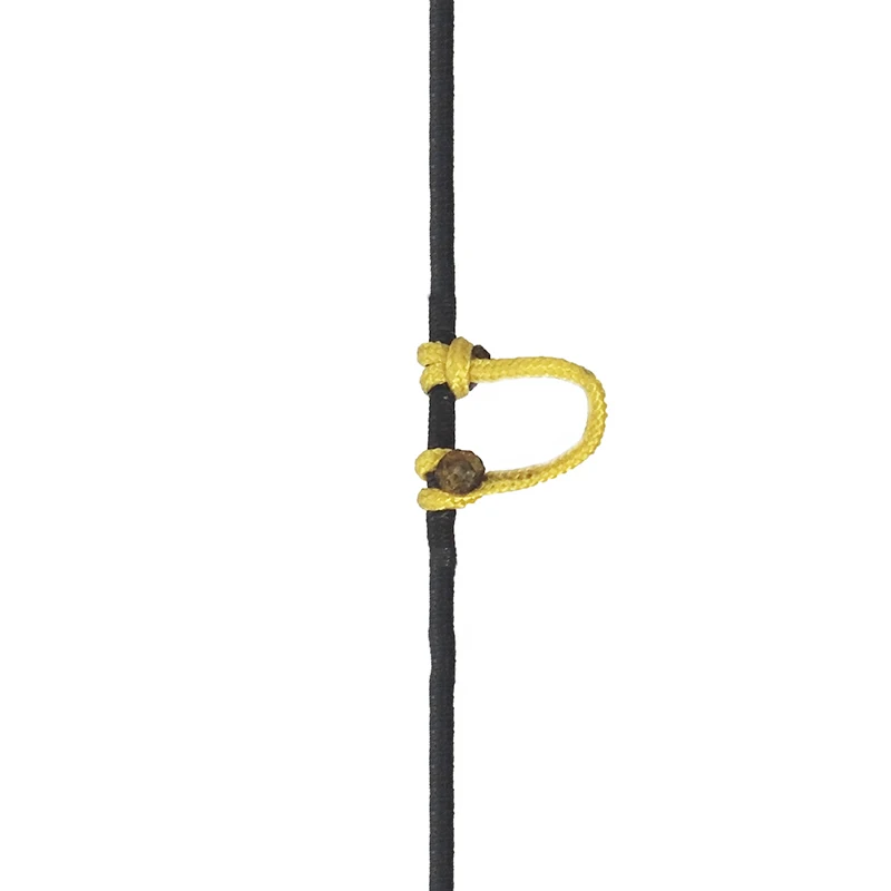 DEEPOWER Archery Metal D Loop Bowstring U Nok Ring with Screwdriver Release Aid Accessories Nocking Loop Buckle 