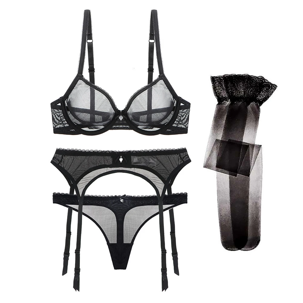 

Plastic garter womens sexy fall neon lingerie set