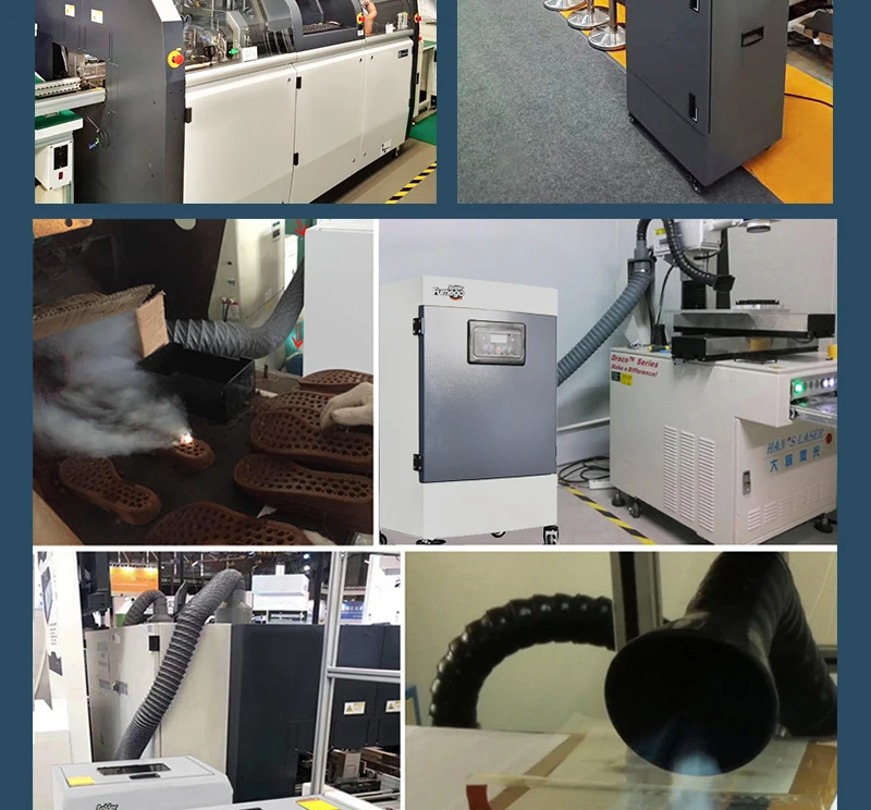 Multiple Acrylic Extraction Fiber Filtraction Laser Cutting Engraving