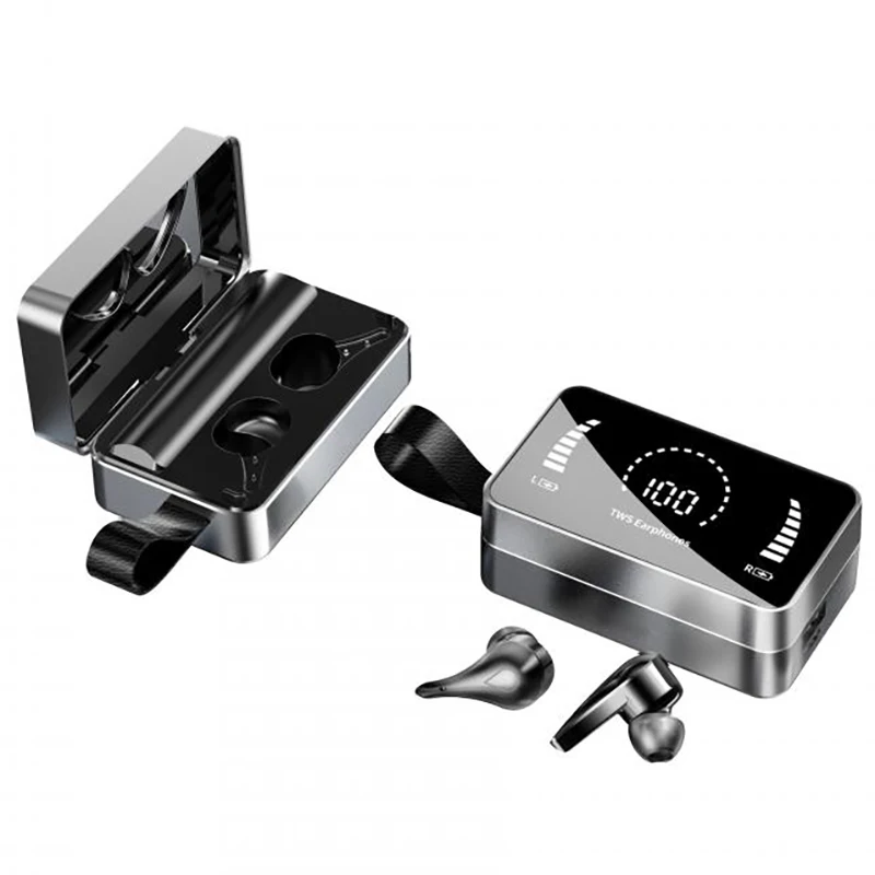 

3500Mah H3 IPX8 Waterproof Touch Earphone With Mirror HD Display Stereo High-Quality Sound Headphone Ear Pods