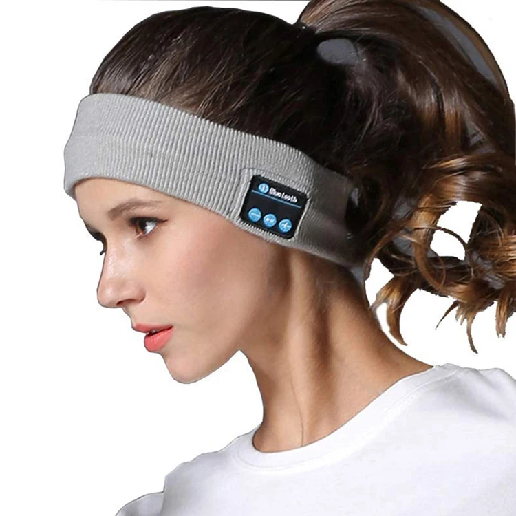 

Bagsplaza Fashion Luxury Wireless Music Women Headbands Yoga Sports Easy Dry Head Wrap Tie Headband Elastic Sleeping Headphones, 3 colors