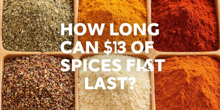 Comparison chart of spice longevity