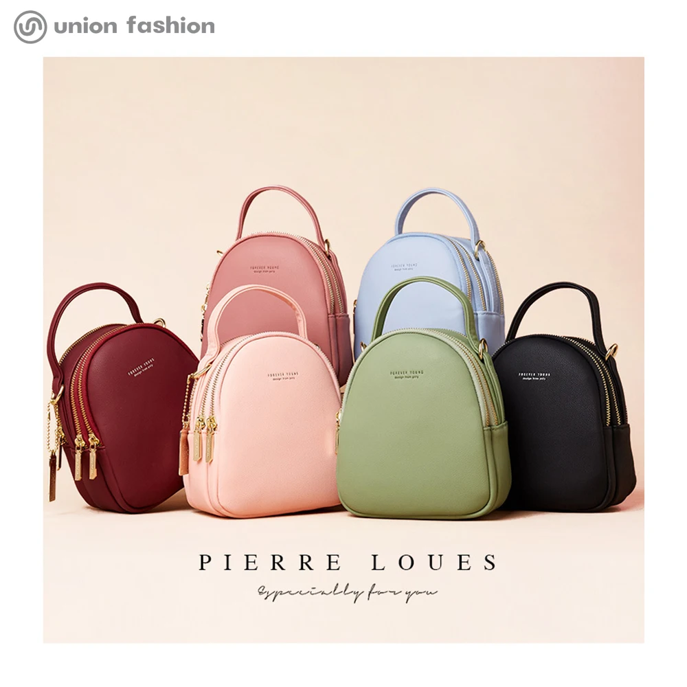

Union Fashion Casual Custom Lightweight Girls Designer Outdoor Leather Backpack