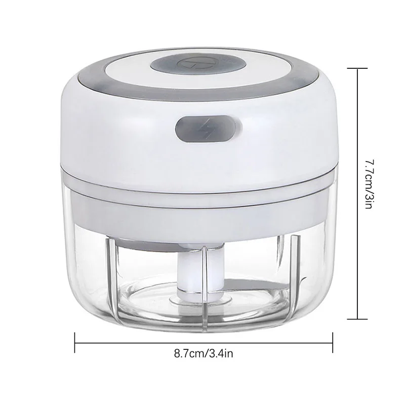 

Meat Grinder Mini Chopper Garlic Crusher Meat Grinder Electric Chopper Garlic Chopper USB Charging For Crushed Garlic Ginger, As picuture