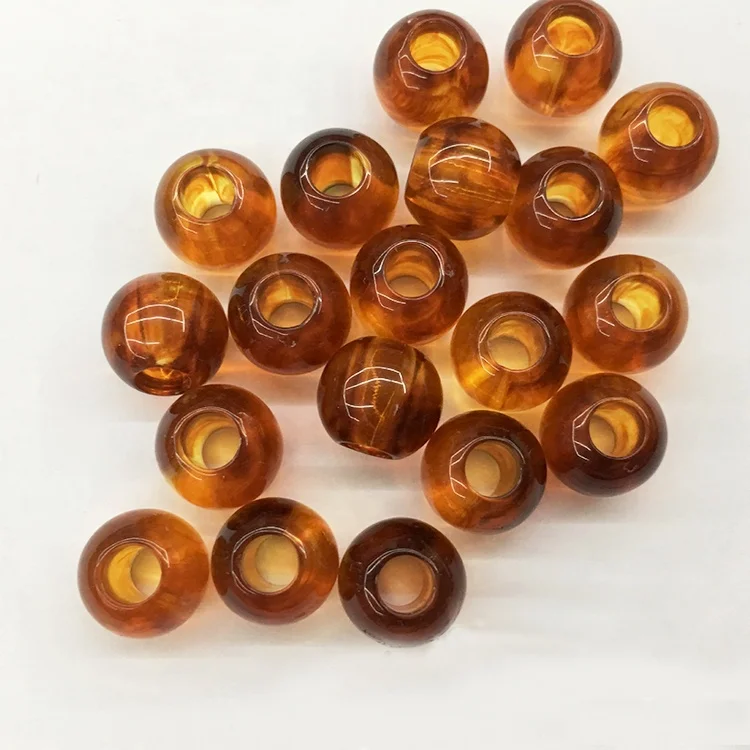 

500g/bag /769pcs pearlescent double colored beads acrylic macroporous round pony beads plastic jewelry DIY