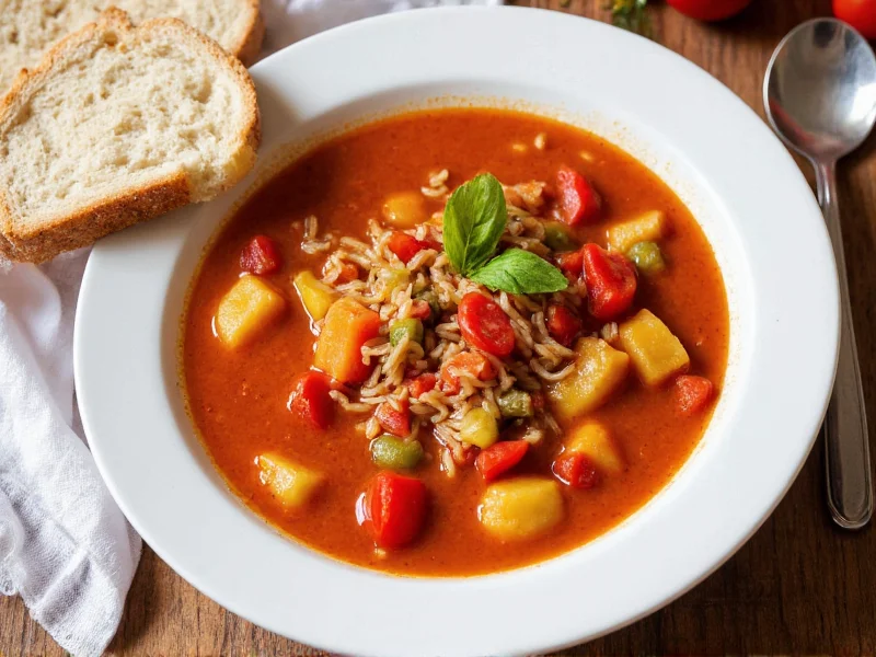 Perfect Tomato Rice Vegetable Soup Recipe & Tips